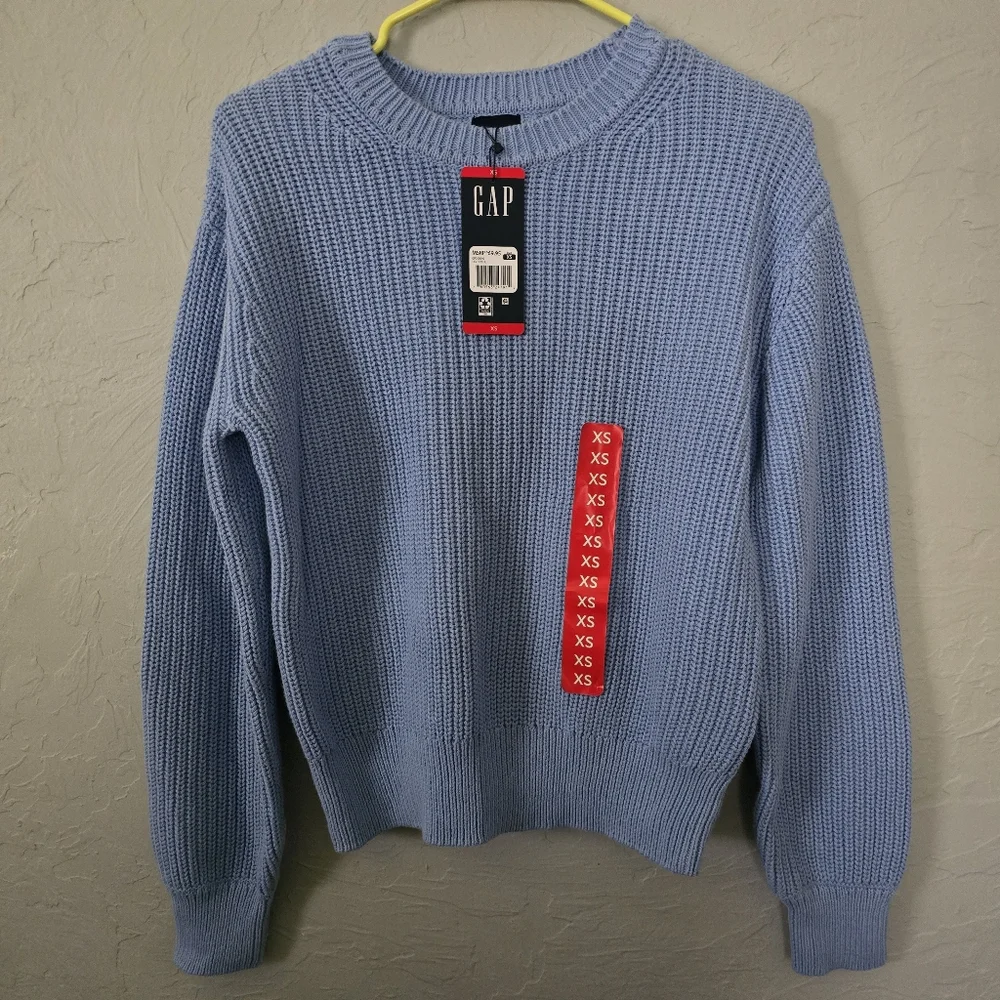 Nwt Gap Women Sweater Size Xsmall Blue